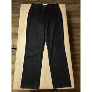 Abercrombie 90s Straight Ultra High Rise Curve Love Jeans Black Size 29